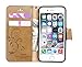 iPhone 6s Wallet Case,iPhone 6s Case,iPhone 6 Wallet Case,ACO-UINT Vintage Embossed Wallet Leather Case with Card Slots,Folio Book Cover Magnetic Case with Strap for iPhone 6s 4.7[Khaki]