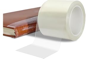 YINTTIAN Archival Safe Acid-Free Book Repair Tape,Clear Strong Waterproof Adhesive,No Residue for Libraries,Old Books,Broken Pages,(2 Inch x 16.5 Feet)