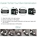 ORIA Combination lock, Gym Lock, 5 Digit Combination Padlock, Security Padlock, Safety Lock, Luggage Travel Lock for Toolbox, Closet, Gym Locker, Bicycle, Luggage, Cabinet, Outdoor