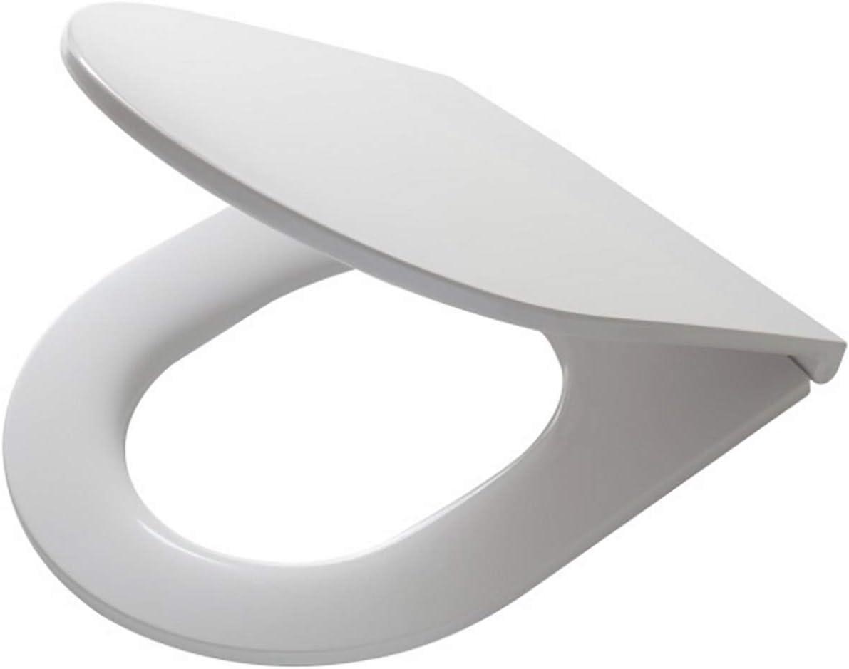Tiger Elvas Toilet Seat, Duroplast, White, 36.6 x 3.8 x 44.9 cm