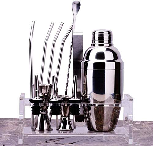 Cocktail Shaker Cocktail Making Set Cocktail Set 12 Stück 400ml Cocktail Making Set mit verbessertem Stand Cocktail… – Bild 7