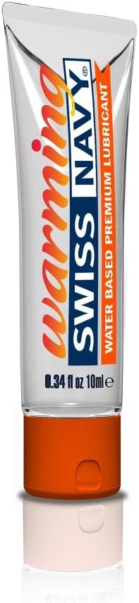 Premium Warming Water-Based Lubricant - 10ml, Transparent, Orange, 10 ml (Pack of 1)