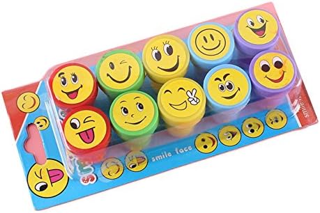 10 Pcs Christmas Assorted Stampers Great for Kids Birthday Party Favors, Goody Bags, School Prizes and Teacher Stamps