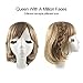 rabbitgoo Halloween Short Bob Hair Wigs