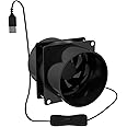 FPOUT USB 1 Speed Solder Smoke Absorber ESD Fume Extractor Fan Pipe Duct Exhuast Fan with 1/3/6M Pipe Tub Ventilation Fan