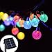 Solar String Lights, EveShine 19.7 ft 30 LED Outdoor Solar Powered Crystal Ball Globe String Lights for Garden, Path, Patio, Yard, Home, Halloween, Chrismas Tree, Parties