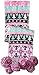 Pink Platinum Little Girls Hat Glove Scarf 3pc Set- Far Isle, Purple, Youth