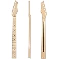 Electric Guitar Neck For ST Guitars Replacement Bolt-on C Shape Canada Maplewood (22 Fret Dot Maple)