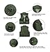 Outdoor Quick-Dry Fishing Vest; Marsway Multi Pockets Mesh Vest Fishing Hunting Waistcoat Travel Photography Jackets Green X-Large