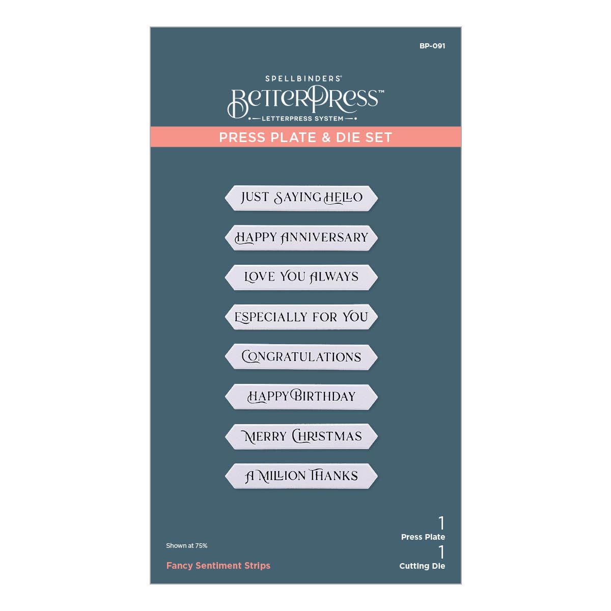 Spellbinders Plates & Dies, Metal, ONE