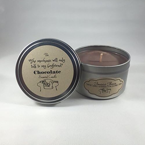 Feminist Chocolate Candle: “The mechanic will only talk to my boyfriend”