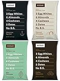 RxBar Real Food Protein Bars Chocolate Variety Pack, 4 Flavors (Pack of 12)
