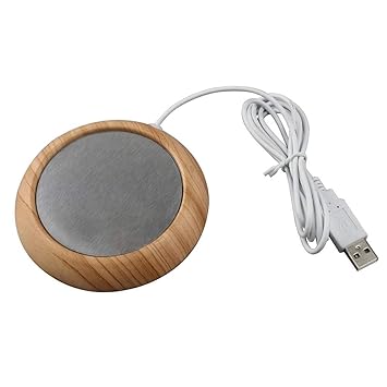 Fancylande Tassenwärmer Kaffeewärmer USB Kaffeetasse Cup Coaster Wärmer, Desktop Tee Kaffeetasse Pad USB Wärmer Mat Heater US