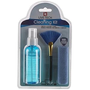 Live Tech 3 in 1 Screen Cleaning Kit for Laptops,Mobiles,LCD,LED,Computers CK01 (100 ml)