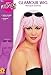 Rubie's Glamour Long Wig with Bangs, Pink, One Size