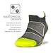 Feetures! - Elite Light Cushion - No Show Tab - Graphite/Black - Size Medium - Athletic Running Socks