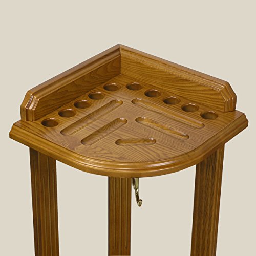Fairview Game Rooms Corner-Style Pool Cue and Ball Stand