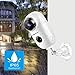Wireless Rechargeable Battery-Powered Outdoor Camera, WiFi 1080P Indoor Home Security Camera with PIR Motion Detection, Night Vision, 2-Way Audio, Waterproof, Cloud/MicroSD Card Storage