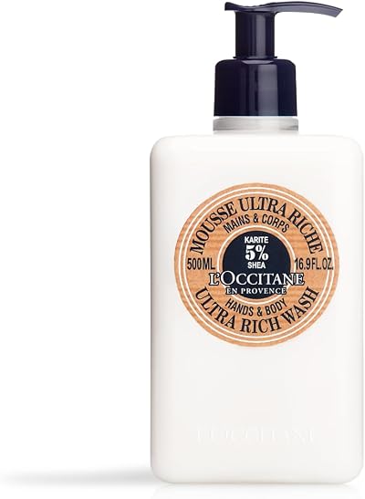L'OCCITANE Shea Butter Ultra Rich Hand & Body Wash 500ml Vegan Biodegradable