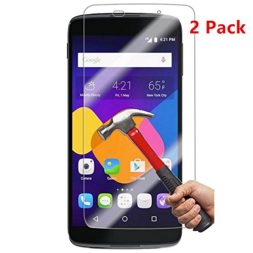 [2 Pack] Alcatel OneTouch IDOL 3 (4.7") Screen Protector, NEWELLâ„¢ 0.26mm Premium Tempered Glass Screen Protector for Alcatel Idol 3 (4.7 inch) Bubble-free Anti-Scratch Anti-Fingerprint