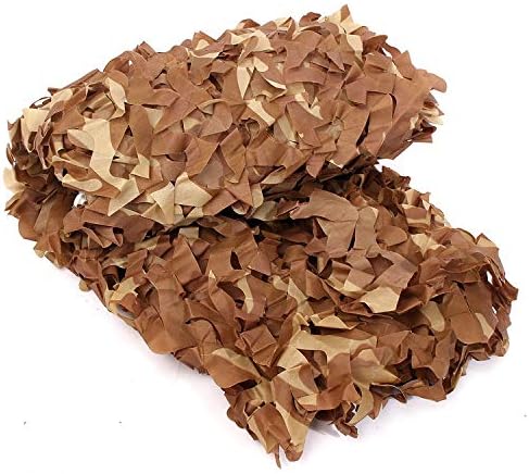 MILLIE HOME Woodland Camo Netting 210D Camping Military Hunting Camouflage Net, Perfect Camonetting for Camping Shooting Hunting
