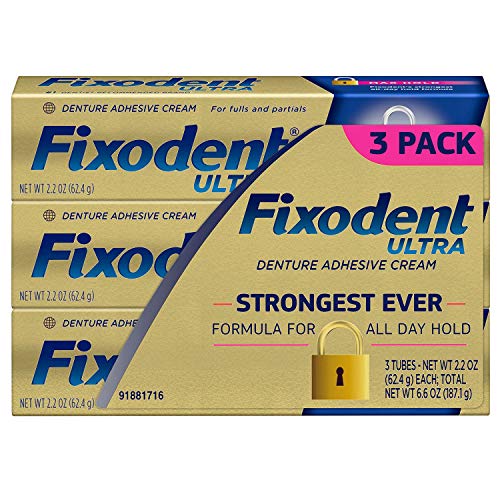 Fixodent Ultra Max Hold Dental Adhesive (2.2 oz. 3 pk.)
