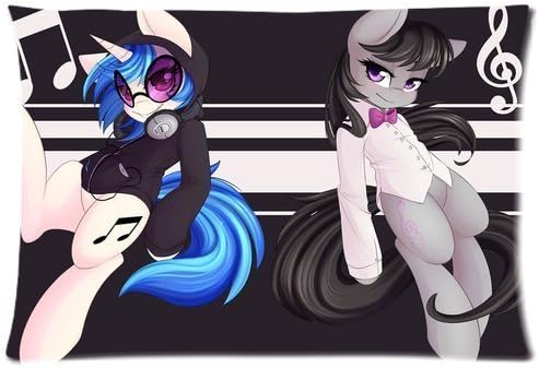 Custom Vinyl Scratch My Little Pony Pillow Case Cover 20x30 inches MC-318 by Rockclopillowcase