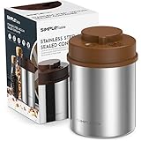 SIMPLETaste Coffee Canister, One-Piece Press Vacuum
