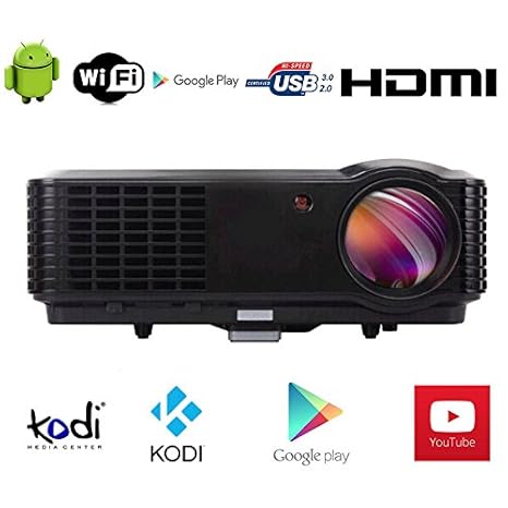 FR S86 A 4500 lúmenes HD Proyector 7000: 1 cine en casa 1080P HDMI ...