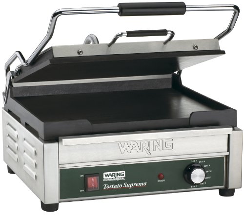 Waring Commercial WFG250 120-volt Italian-Style Flat Grill, Large