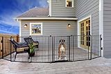 Carlson Pet 2-in-1 Configurable Weather-Resistant Outdoor 144-Inch Super Pet Gate and Pen