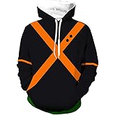 YUANTU Academia Hoodies Cosplay Costume Jacket Hoodies for Adult Unisex