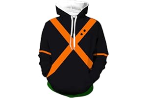 YUANTU Academia Hoodies Cosplay Costume Jacket Hoodies for Adult Unisex