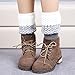 DZT1968®Women Girl Winter Short Knit Leg Warmer Boot Socks (Gray)