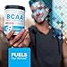 Bodybuilding Signature BCAA Powder | Essential Amino Acids | Nutrition Supplement | Promote Muscle Growth and Recovery | 30 Servings, Blue Raspberry