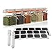 24 Count 4 oz Spice Jars Glass Jar with Airtight Lid, Mini Square Glass Spice Jars, Empty Spice Bottles with Labels, Dried Herbs Jars, Glass Apothecary Jars with Lids, Small Glass Spice Containers