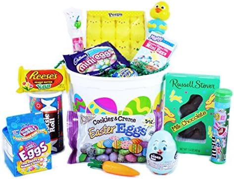 Egg-cellent Candy Filled Easter Gift Basket for Boys or Girls