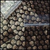 Mini Ziplock 100 3030 Gold Skull Design 3