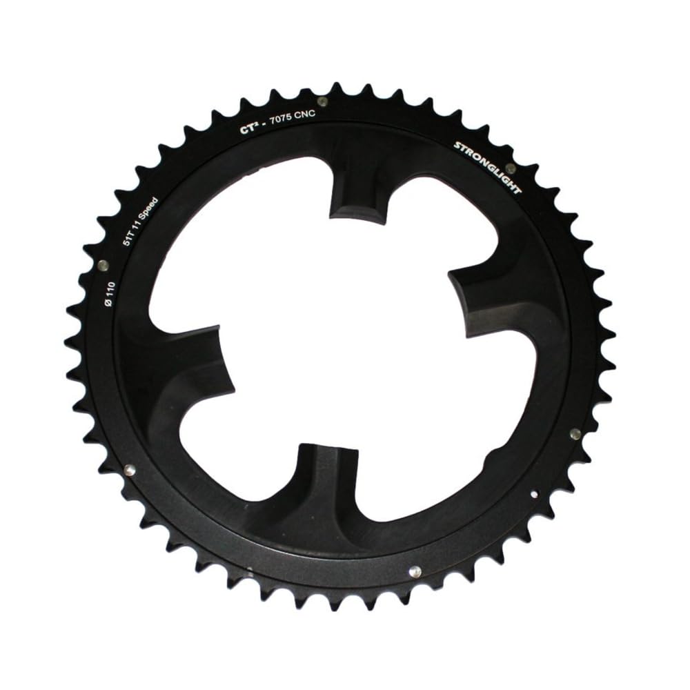 Stronglight Unisex - Adult Dura-Ace Chainring, Black, 1size