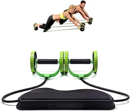 Ytblf Bauchmuskeltrainer Mit Doppeltem Bauchweg Rad Fitness