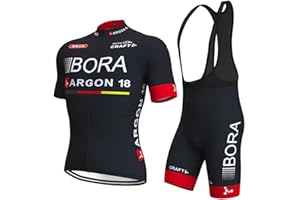 beyleaycau Mens Cycling Jersey And Shorts Set Xxxl short Sleeve Autumn Cycling Clothes With Gel Padded Bib Tights