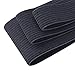 Sunmns 3 Rolls Sewing Stretch Elastic Band Spool, 3/5, 1, 1-1/2 Inch in Width, 5.5 Yards/Roll (Black)