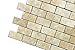 Durango Cream 2 X 4 Tumbled Travertine Brick Mosaic Tile - 6 X 6 Sample
