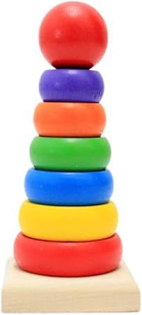 Amazon Ylejp つみき 知育玩具 出産祝い おもちゃ 組み立て 0歳 木製 立体パズル 教具 早期開発 1歳 2歳 感覚教育 男の子 プレゼント 指先訓練 女の子 おもちゃ おもちゃ