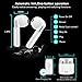 Wireless Earbuds,Bluetooth Earbuds Wireless Earphones Noise Cancelling with Mic Charging Case,Sport Running Mini True Stereo Earbuds Bluetooth Compatible iOS Android Samsung Huawei Phones X 8 7thumb 3