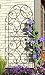 Panacea Scroll Trellis, Black, 72"H