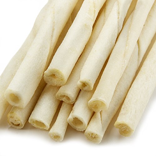 Plain Rawhide Chews for Small Breed Dogs, Natural Dog Treats Made in