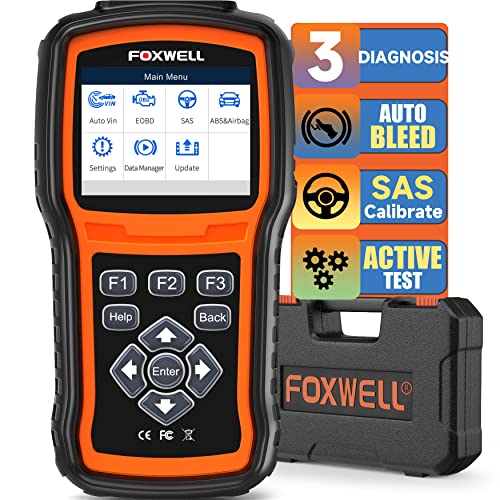OBD2 Scanner with ABS Auto Bleed FOXWELL NT630 Plus, ABS Scan Tool SRS ...