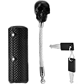 Customs Password Skull Lock - Suitcase & Backpack Lock, Black