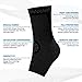 POWERLIX Ankle Compression Sleeve, Arch & Ankle Support for Men & Women (Pair), Toeless Foot & Ankle Brace for Running, Injury Recovery, Neuropathy, Heel & Achilles Tendonitis Pain Relief
